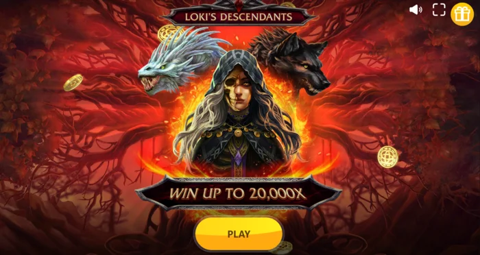 Loki's Descendants – główny ekran z bębnami 3-4-3-4-3